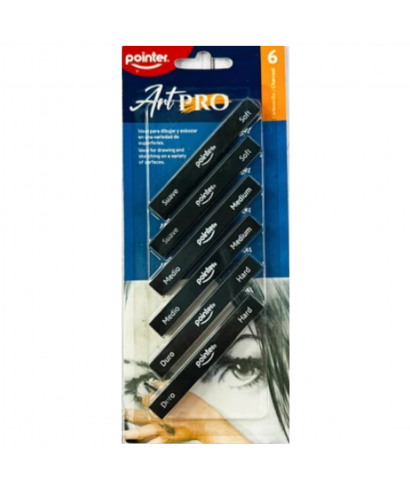 Pointer - Carboncillo Blister con 6 Pzs. CTZ-6