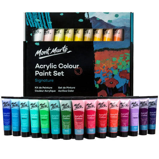 RESERVA - Mont Mare Set de pintura acrílica Signature, 36 unidades x 36 ml