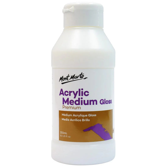 Mont Marte Medio acrílico brillante premium 250 ml