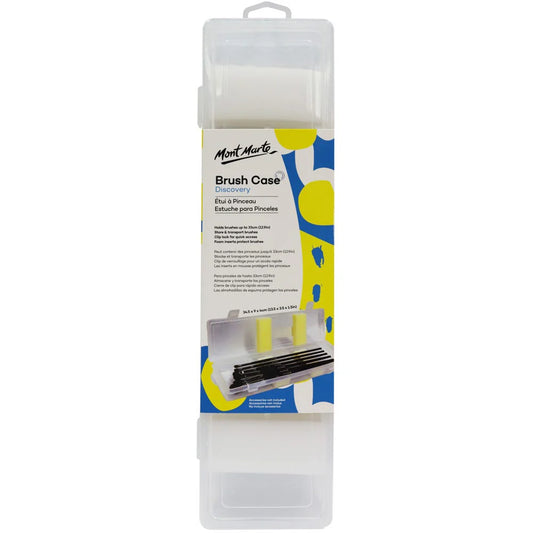 Mont Marte estuche plastico de pinceles