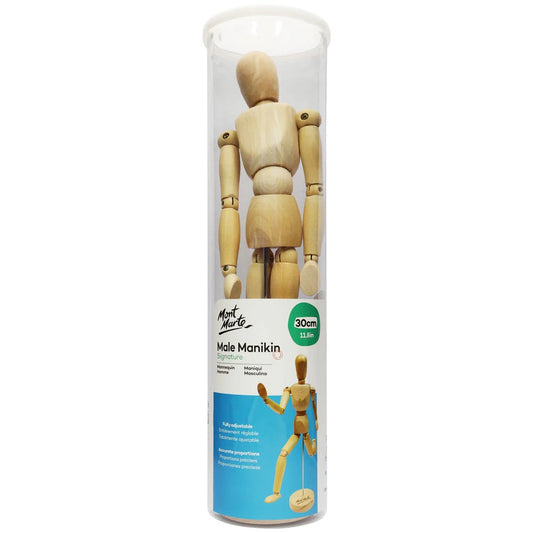 Mont Marte Maniquí masculino de 30 cm (22,9 pulgadas)