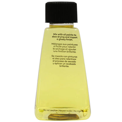 Mont Marte - Aceite de linaza refinado premium 125 ml (4,23 oz)