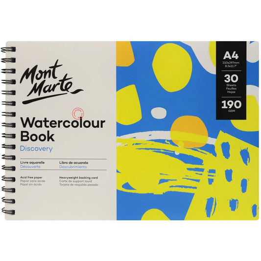 Cuaderno de acuarela Discovery A4 (8,3 x 11,7 pulgadas) 30 hojas 190 g/m²