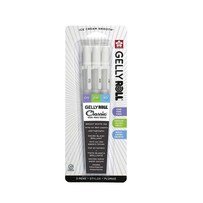 Sakura Gelly Roll Classic Blanco Paquete de 3 (08/05/10)