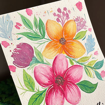 🌸 Taller de Flores con Acuarela – Sábado 12 de julio