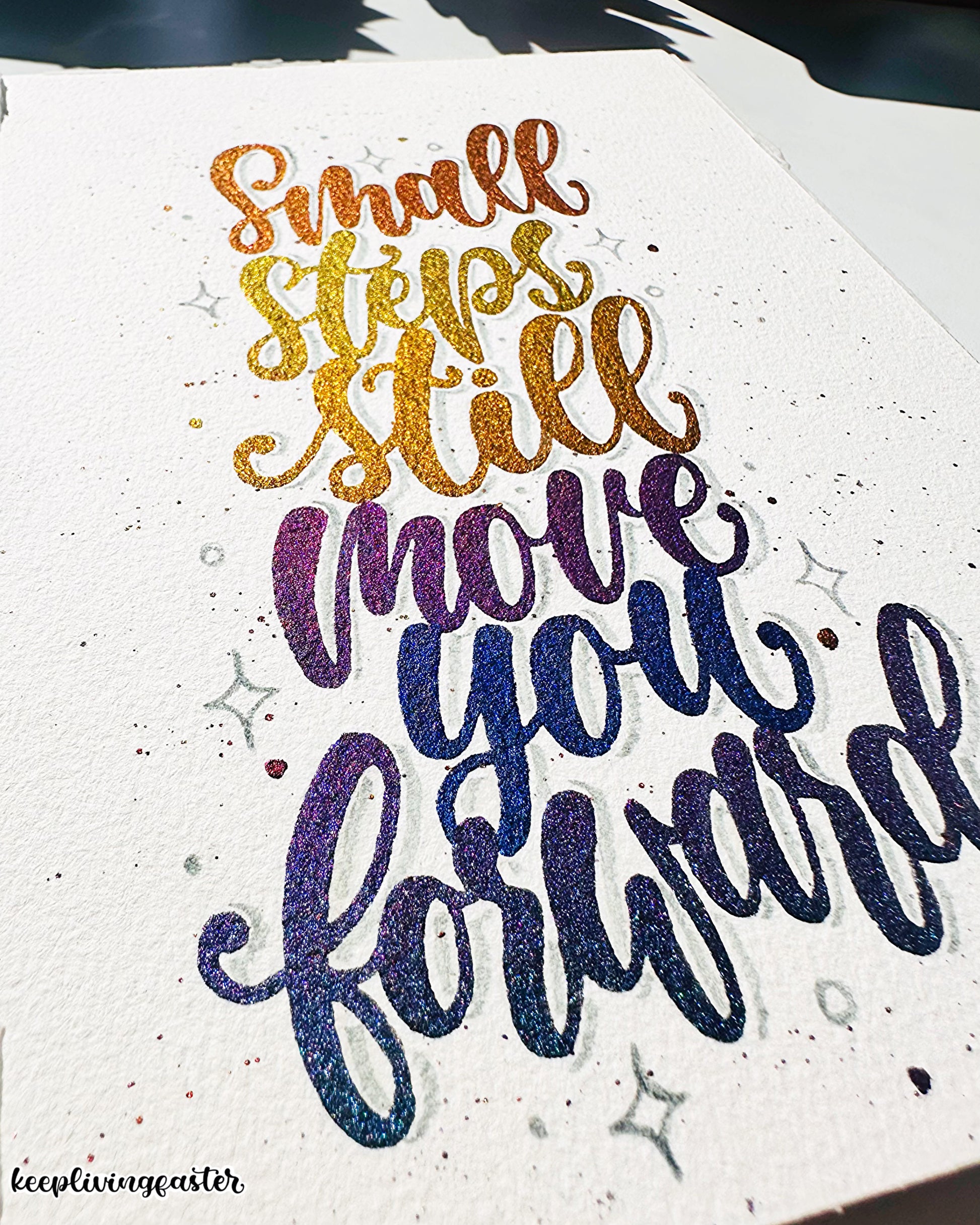 Acuarelas Artesanales: Universe Set Dot Card- Chroma Watercolors KEEPLIVINGFASTER