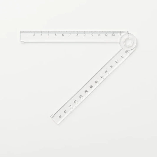 MUJI - Regla de policarbonato de doble cara