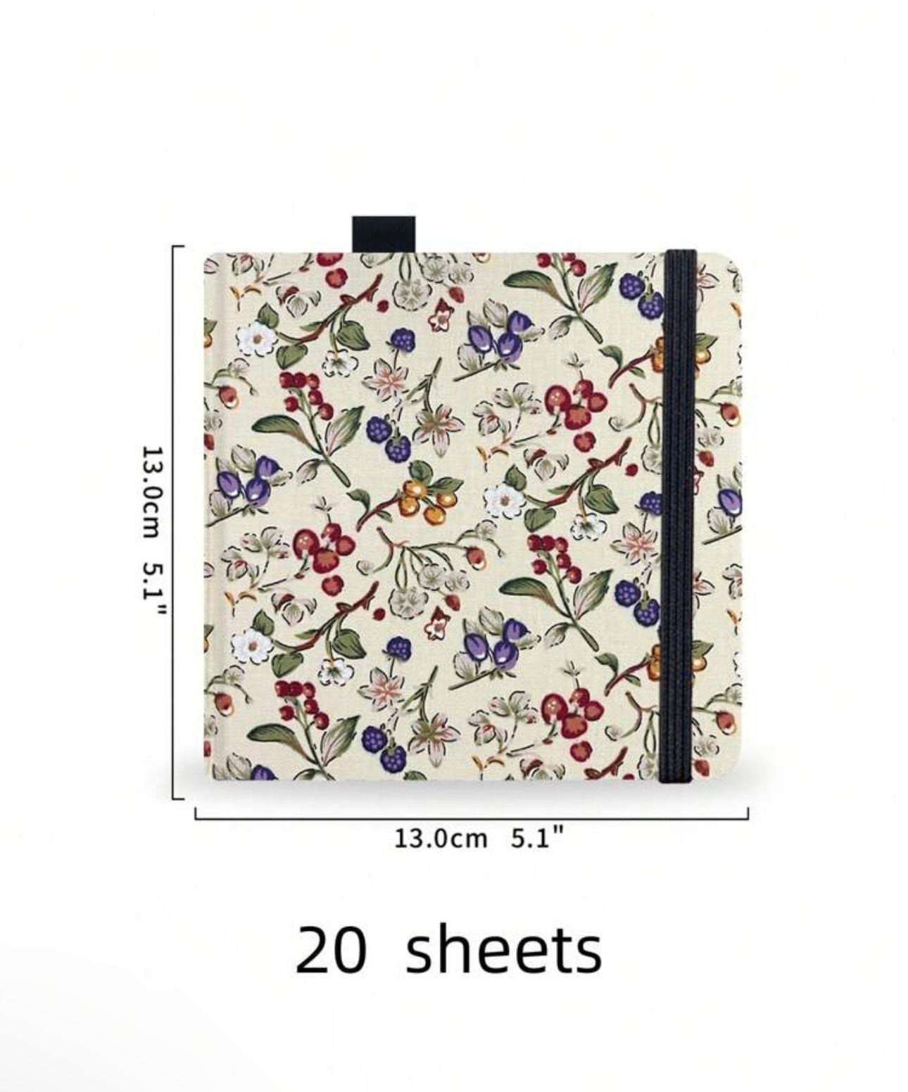 Papel Acuarela / Acabado en tela con flores. KEEPLIVINGFASTER