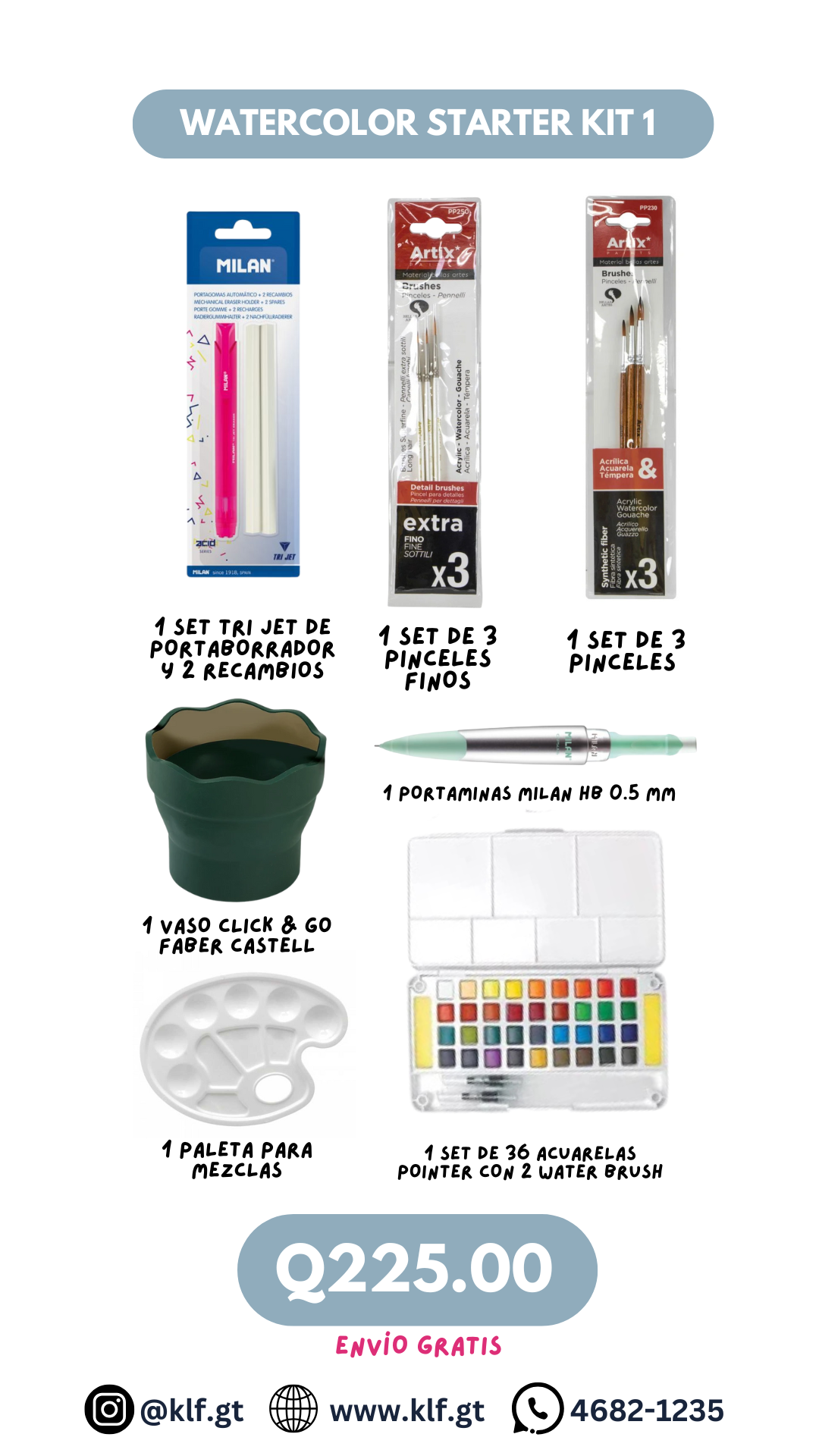 Acuarela Inicial Kit 1