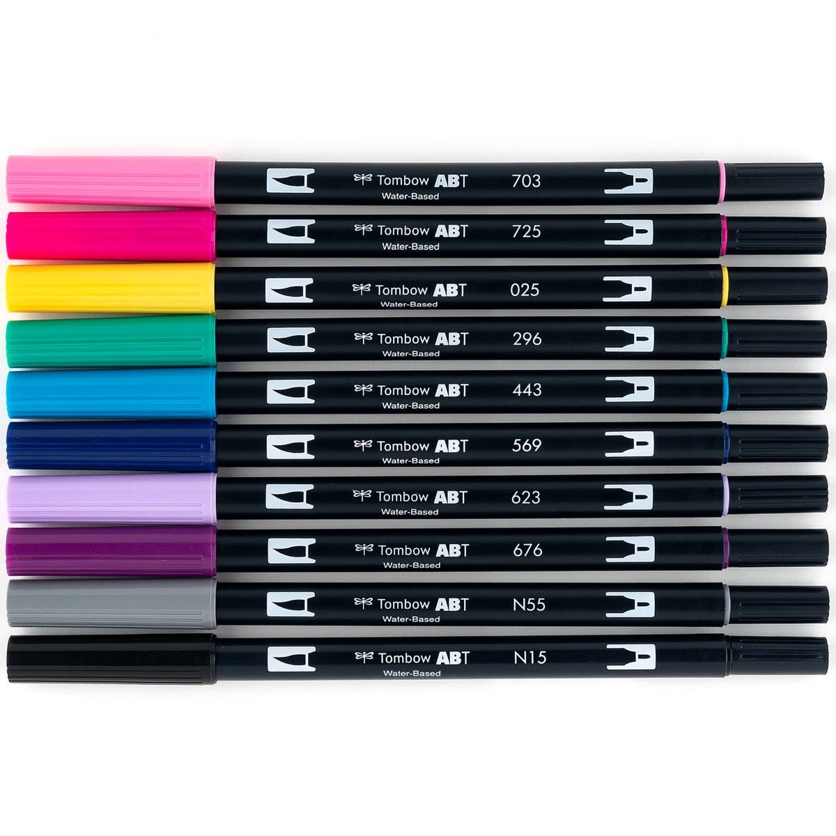 Dual Brush Pen Art Markers, Galaxy, 10-Pack KEEPLIVINGFASTER