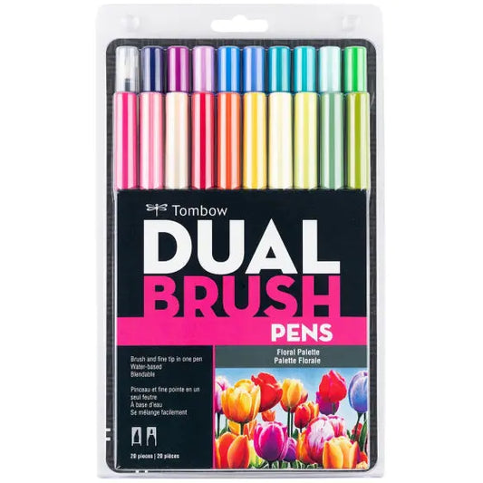 Dual Brush Pen Art Markers, Perfect Blends, 20-Pack KEEPLIVINGFASTER