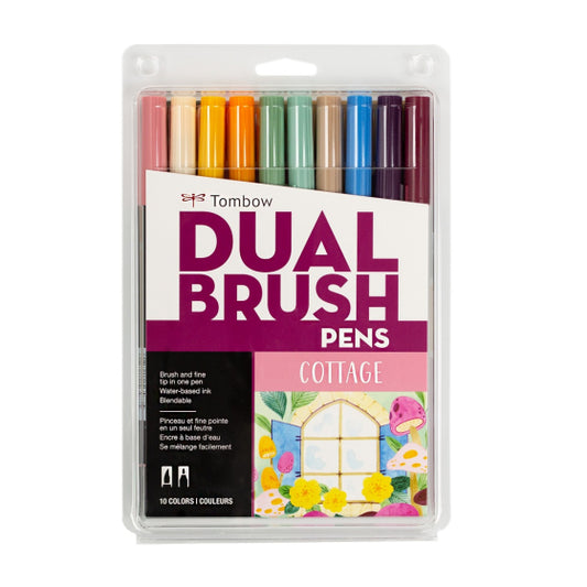 Tombow Dual Brush Pen Art Markers, Cottage, 10-Pack KEEPLIVINGFASTER