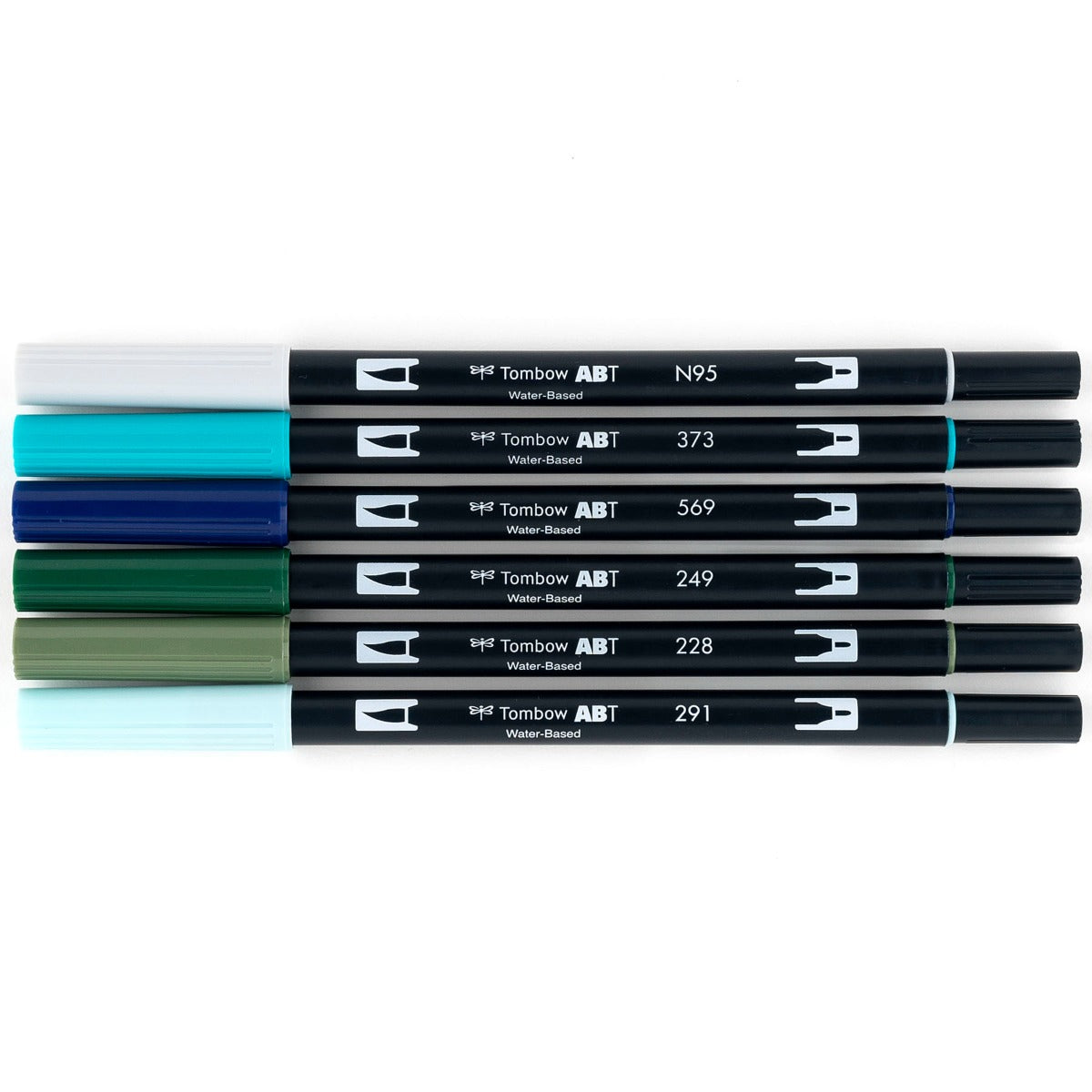 Dual Brush Pen Art Markers, Wonderland, 6-Pack KEEPLIVINGFASTER