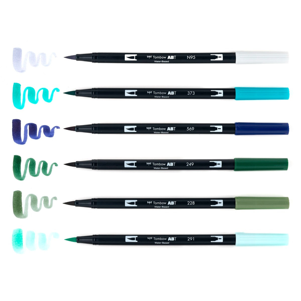 Dual Brush Pen Art Markers, Wonderland, 6-Pack KEEPLIVINGFASTER