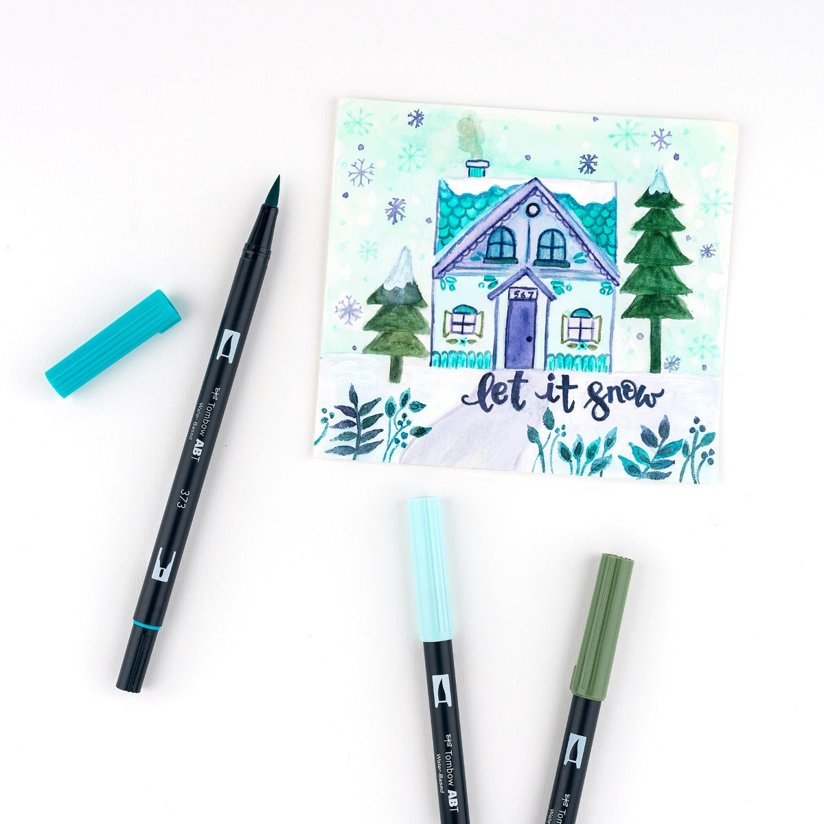 Dual Brush Pen Art Markers, Wonderland, 6-Pack KEEPLIVINGFASTER