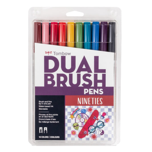 Tombow Dual Brush Pen Art Markers 10-Pack, Nineties KEEPLIVINGFASTER